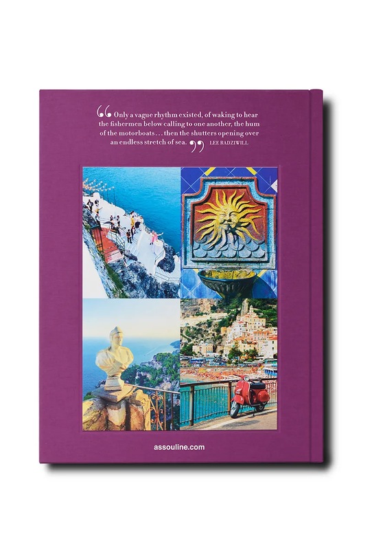 Lifestyle Assouline książka Amalfi Coast by Carlos Souza and Charlene Shorto, English 9781614289197 fioletowy