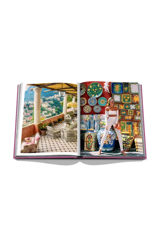 Assouline książka Amalfi Coast by Carlos Souza and Charlene Shorto, English 9781614289197 fioletowy