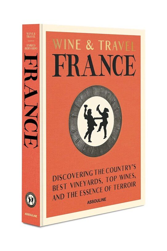 Assouline książka Wine & Travel France by Enrico Bernardo, English 9781649803849 pomarańczowy AA00