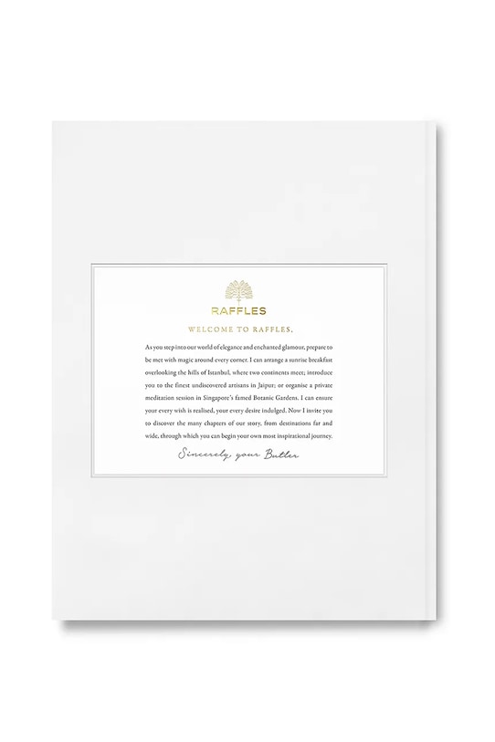 Accessori Assouline libro Raffles by Mark Ellwood 9781649804112 bianco