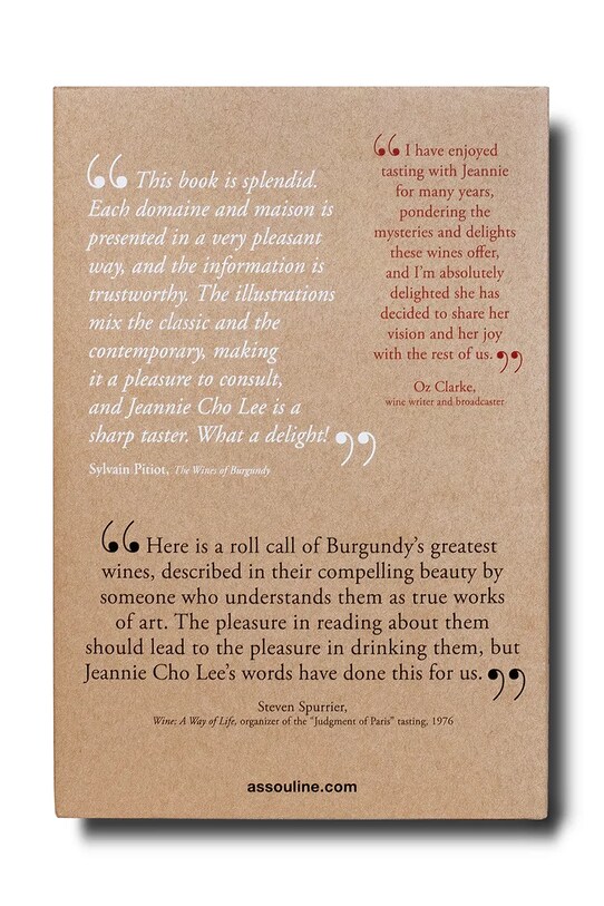 Lifestyle Assouline książka The 100 Burgundy: Exceptional Wines by Jeannie Cho Lee 9781614288084 multicolor