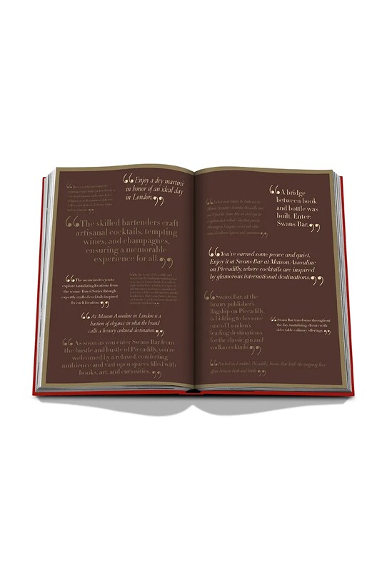 Assouline książka Swans Bar By Assouline, English 9781649803856