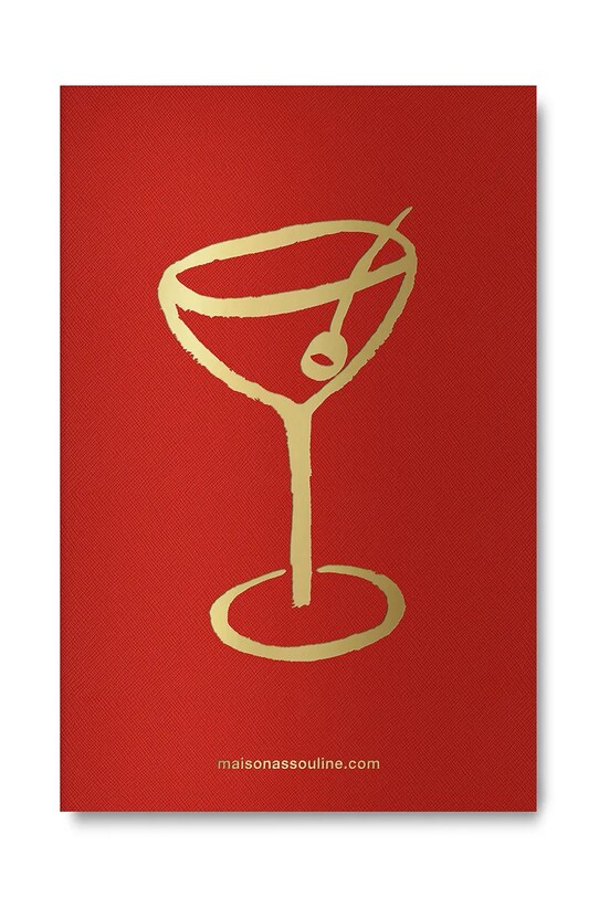 Lifestyle Assouline książka Swans Bar By Assouline, English 9781649803856 czerwony