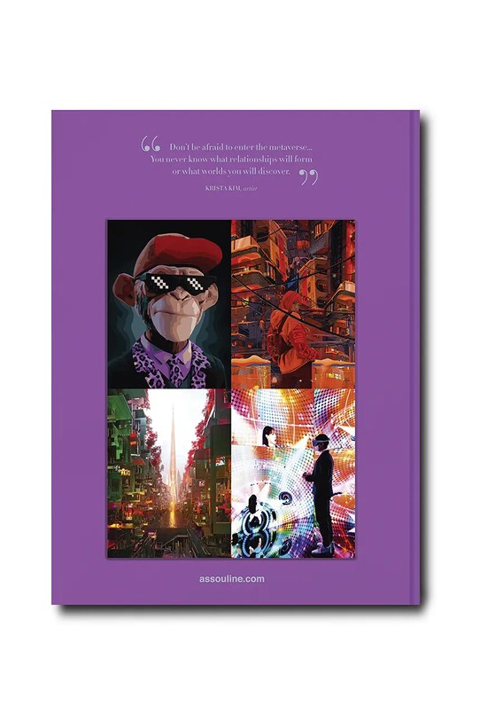 Lifestyle Assouline książka Metaverse Dream by Paul Dawalibi, Gregory Landegger, English 9781649801852 fioletowy