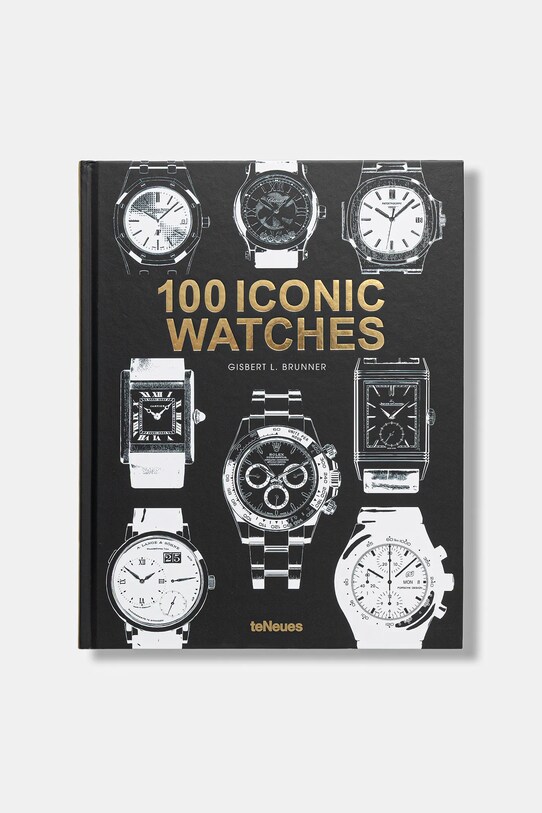 home & lifestyle książka 100 Iconic Watches by Brunner Gisbert L., English czarny 9783961716104