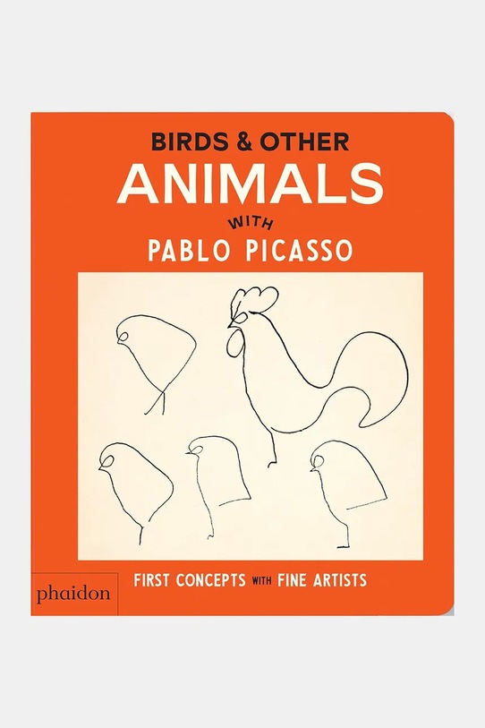 home & lifestyle książka Birds & Other Animals with Pablo Picasso pomarańczowy PH1365