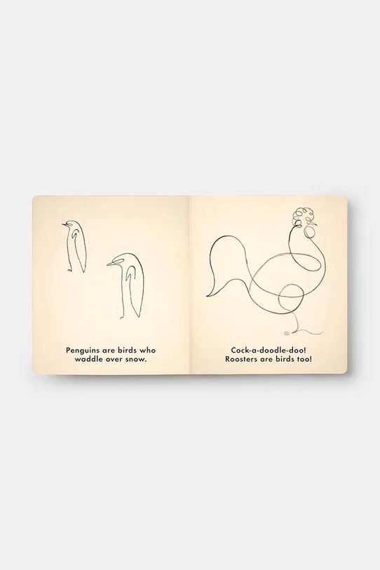 Kniha home & lifestyle Birds & Other Animals with Pablo Picasso PH1365 oranžová