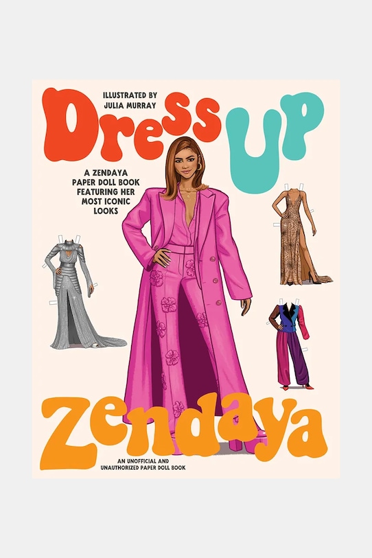 home & lifestyle książeczka dla dzieci Dress Up Zendaya by Julia Murray, English multicolor SSB1053
