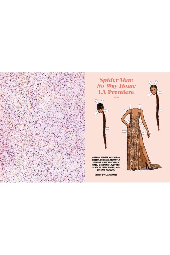 home & lifestyle książeczka dla dzieci Dress Up Zendaya by Julia Murray, English SSB1053 multicolor AA00