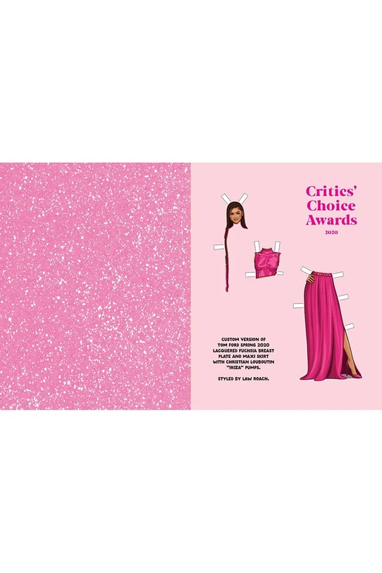 Lifestyle home & lifestyle książeczka dla dzieci Dress Up Zendaya by Julia Murray, English SSB1053 multicolor