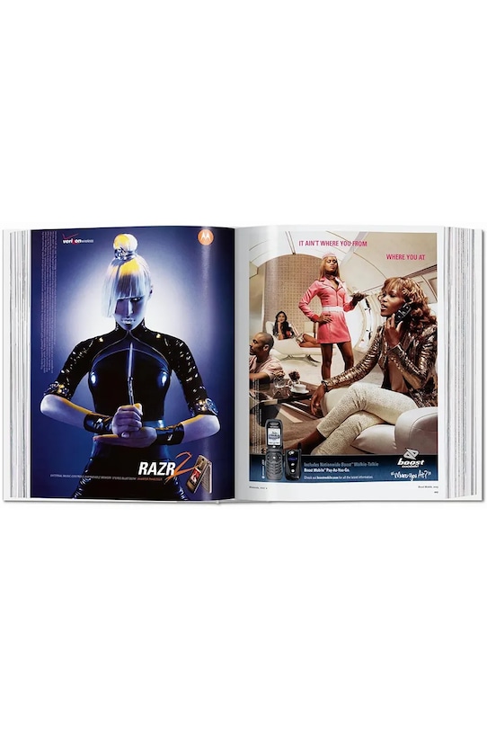Knjiga Taschen All-American Ads of the 2000s by Heller Steven, English TA1789 plava