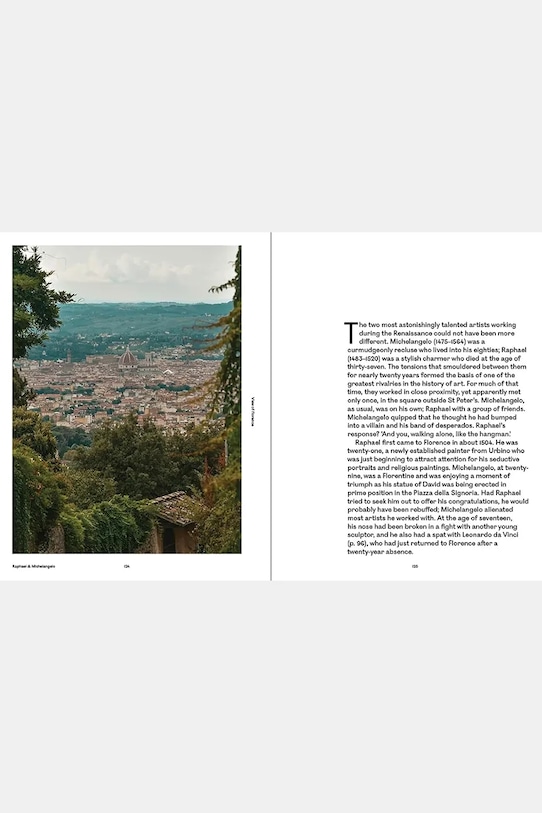 Lifestyle home & lifestyle książka Italy: In the Footsteps of the Great Artists, English TH1775 multicolor