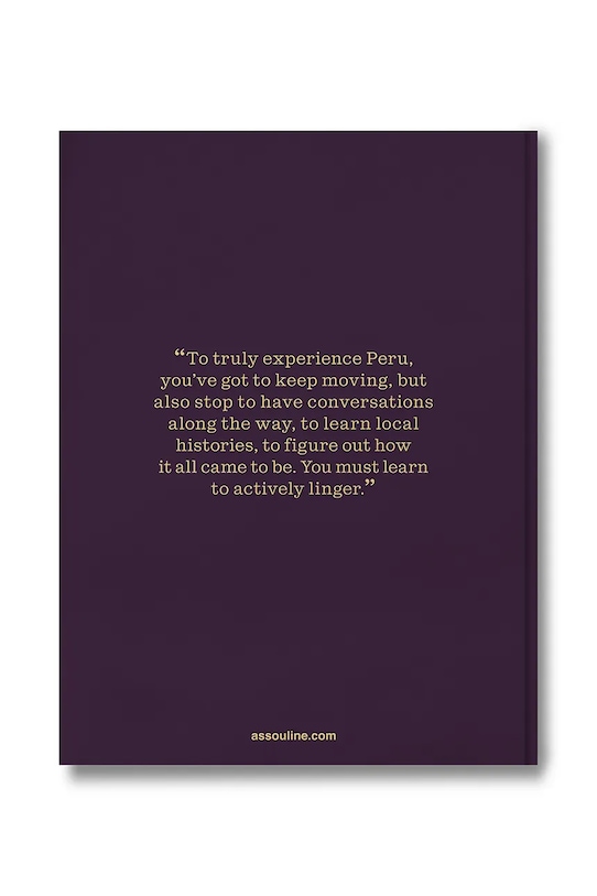 Lifestyle Assouline libro Peru, An Odyssey Across a time, English 9781649805195 multicolore