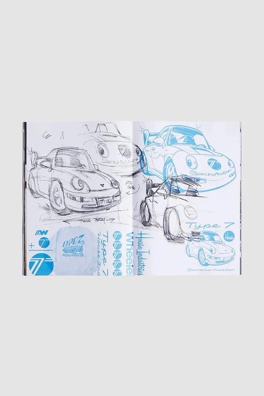 ERG Media książka fotograficzna Sevenwheeler Zine niebieski 9789083298184