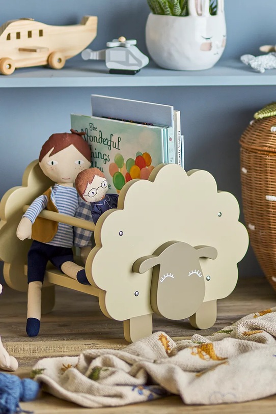 Polička na knihy Bloomingville Dolly béžová 82062597