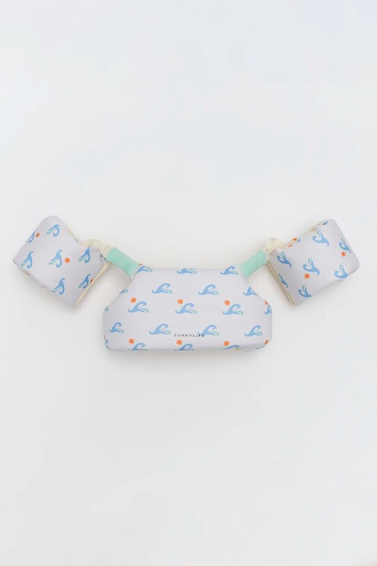 SunnyLife vestă de înot pentru copii Sammy the Seagull Blue Wave multicolor S51PJBL4