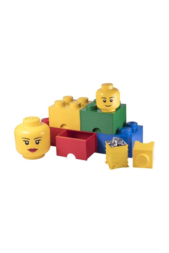 Lego tartály fedővel 40311724 sárga AA00