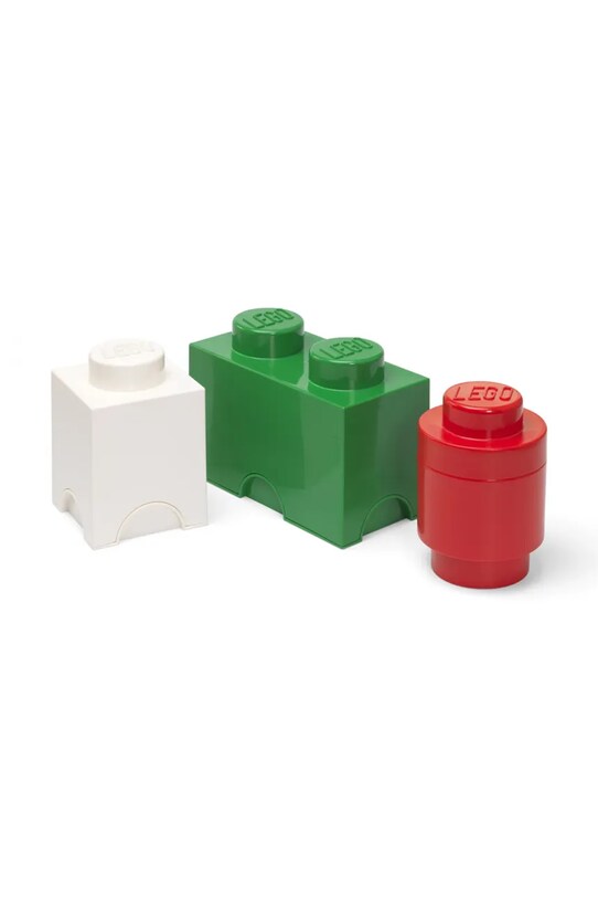 Набір контейнерів для зберігання з кришками Lego 3-pack 40140801 барвистий AA00