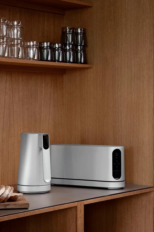 Jacob Jensen toster z panelem dotykowym Long SLot 19,5 x 11 41 cm szary 33987