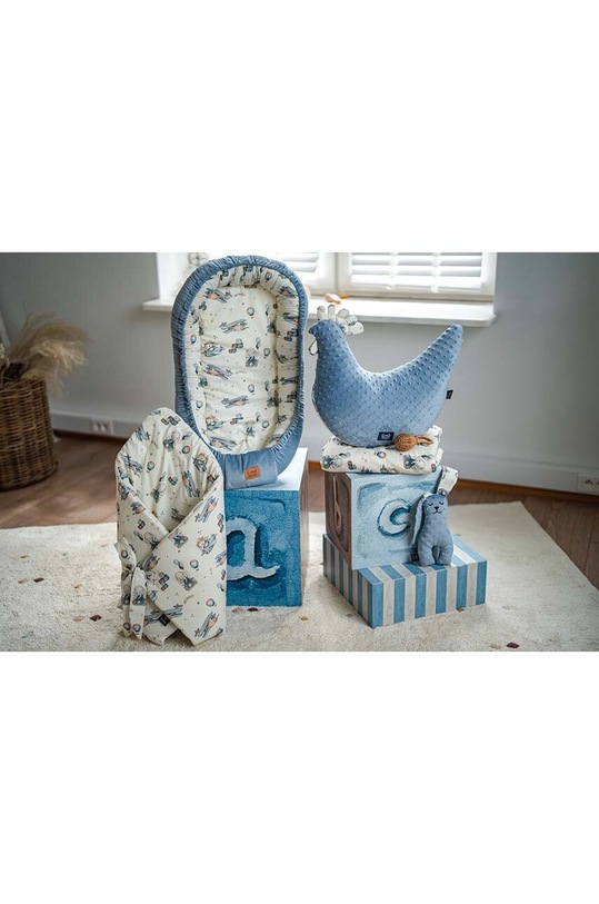 Kojenecký pelíšek La Millou SIMBO by Maja Hyży 143770.Rozek.Niemowlecy modrá