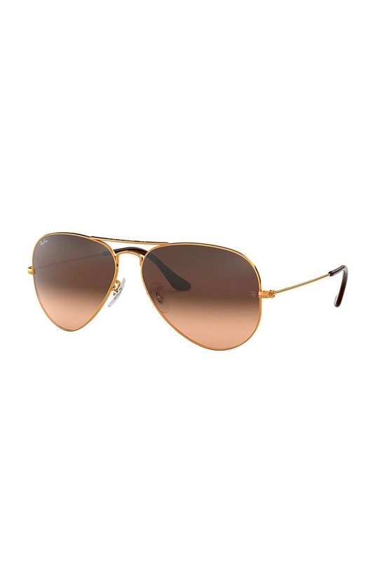 Ray-Ban – Okulary AVIATOR LARGE METAL 0RB3025.58.9001A5 złoty AA00