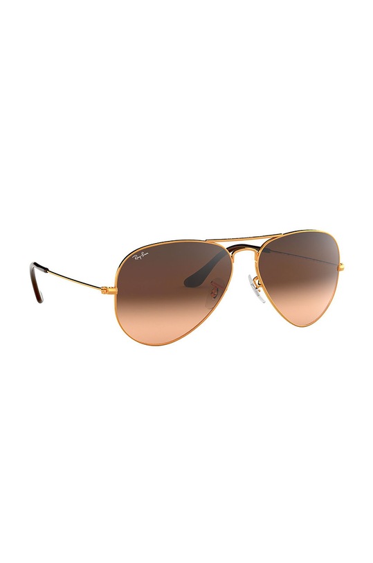 Ray-Ban – Okulary AVIATOR LARGE METAL złoty 0RB3025.58.9001A5