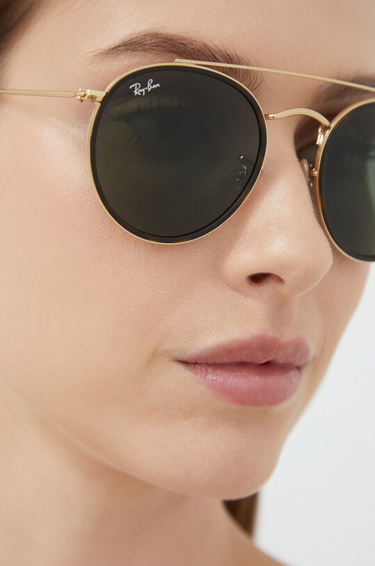 Ray-Ban - Γυαλιά Round Double Bridge 0RB3647N.51.001 μαύρο