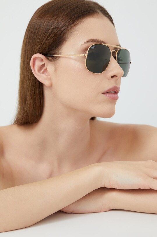 Ray-Ban - Солнцезащитные очки золотой 0RB3561.57.001