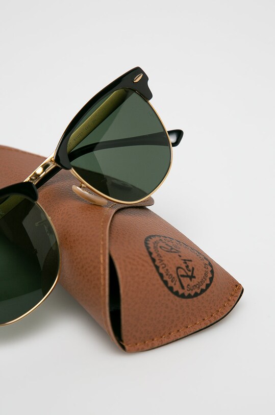 Ray-Ban - Szemüveg CLUBMASTER METAL fekete 0RB3716.187.51.D