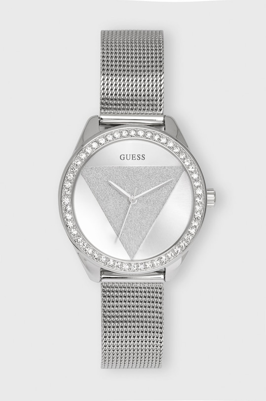 Guess Jeans - Hodinky W1142L1 stříbrná W1142L1