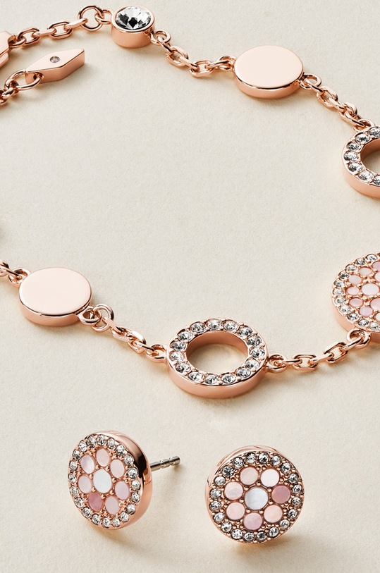 Fossil - Браслет JF01739791 розовый