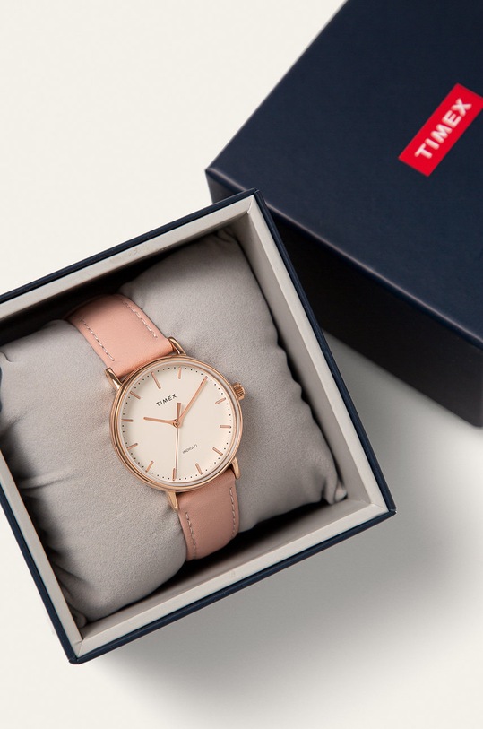 Akcesoria Timex - Zegarek TW2T31900 TW2T31900 różowy