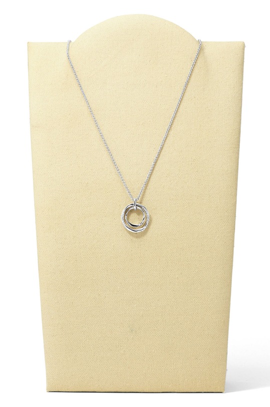 Fossil - Colier JF01218040 argintiu AA00