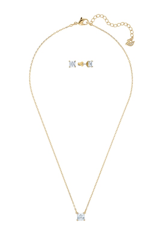 Swarovski - Naszyjnik i kolczyki Attract 5510683 złoty 5510683