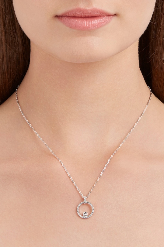 Doplnky Swarovski - Náhrdelník Creativity Circle 5198686 strieborná