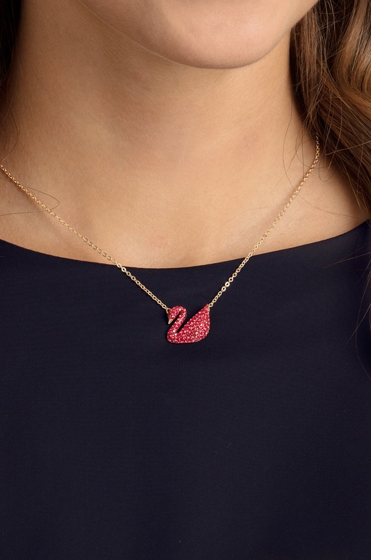 Akcesoria Swarovski - Naszyjnik Iconic Swan 5465400 5465400 złoty