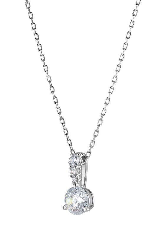 Swarovski ogrlica Solitaire 5472635 srebrna AA00
