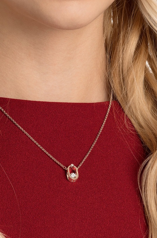 Doplňky Swarovski - Náhrdelník Sparkling Dance 5468084 zlatá