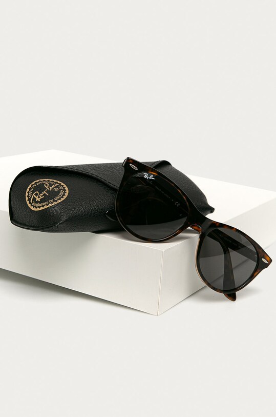 Ray-Ban - Okulary przeciwsłoneczne WAYFARER II brązowy 0RB2185.1292B1