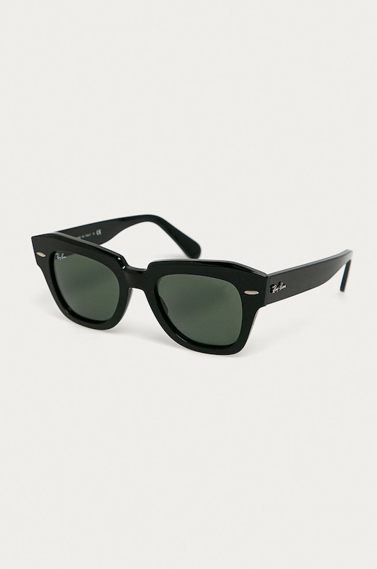 Ray-Ban - Slnečné okuliare STATE STREET 0RB2186.901/31.49 čierna AA00