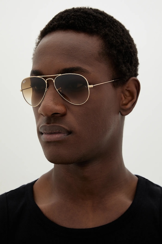 Ray-Ban - Slnečné okuliare AVIATOR LARGE METAL 0RB3025.00151.55 zlatá AA00