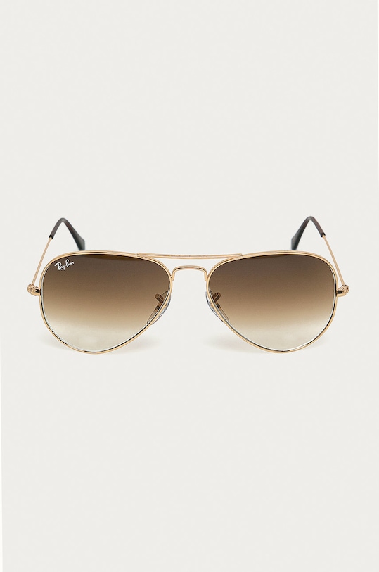 Ray-Ban - Okulary przeciwsłoneczne AVIATOR LARGE METAL złoty 0RB3025.00151.55
