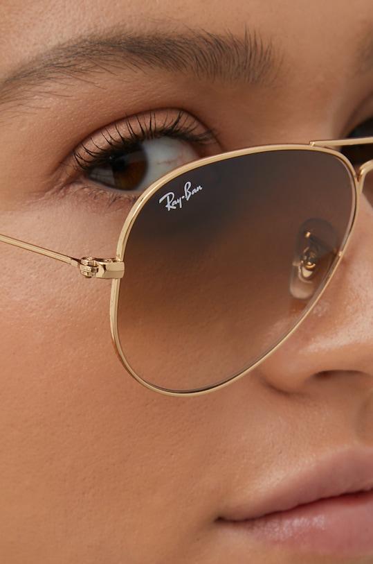 Ray-Ban - Okulary przeciwsłoneczne AVIATOR LARGE METAL 0RB3025.00151.55
