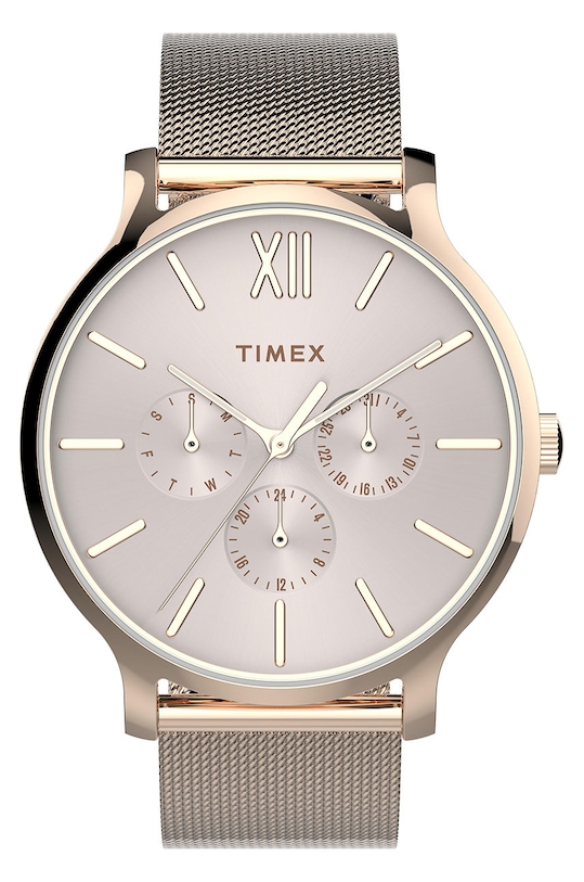 Timex - Zegarek TW2T74500 złoty TW2T74500