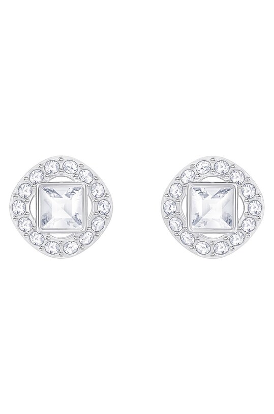 Swarovski - Náušnice ANGELIC SQUARE 5368146 stříbrná AA00