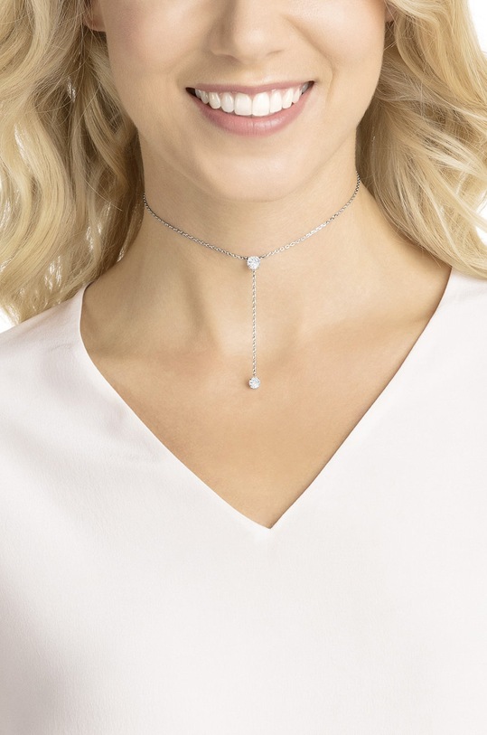 Swarovski - Náhrdelník ATTRACT 5367969 stříbrná AA00