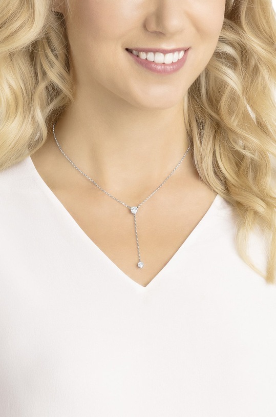 Swarovski - Náhrdelník ATTRACT stříbrná 5367969