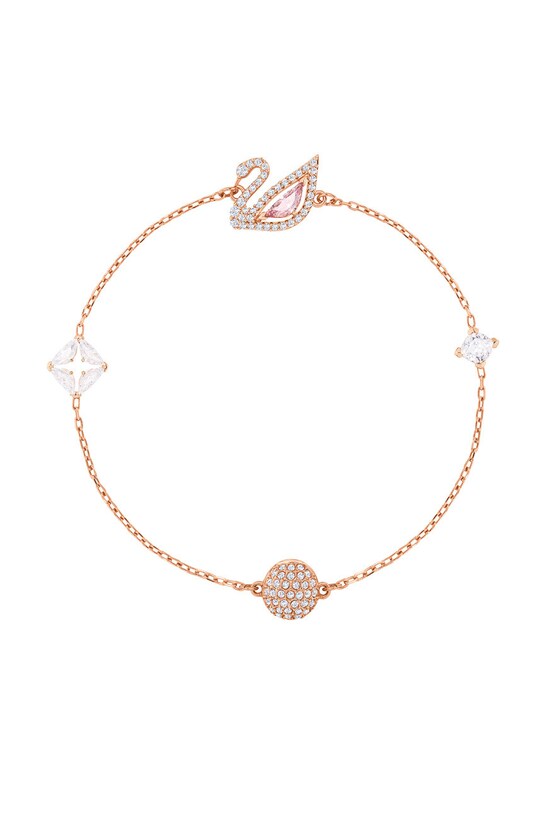 Swarovski - Náramok DAZZLING SWAN zlatá 5472271