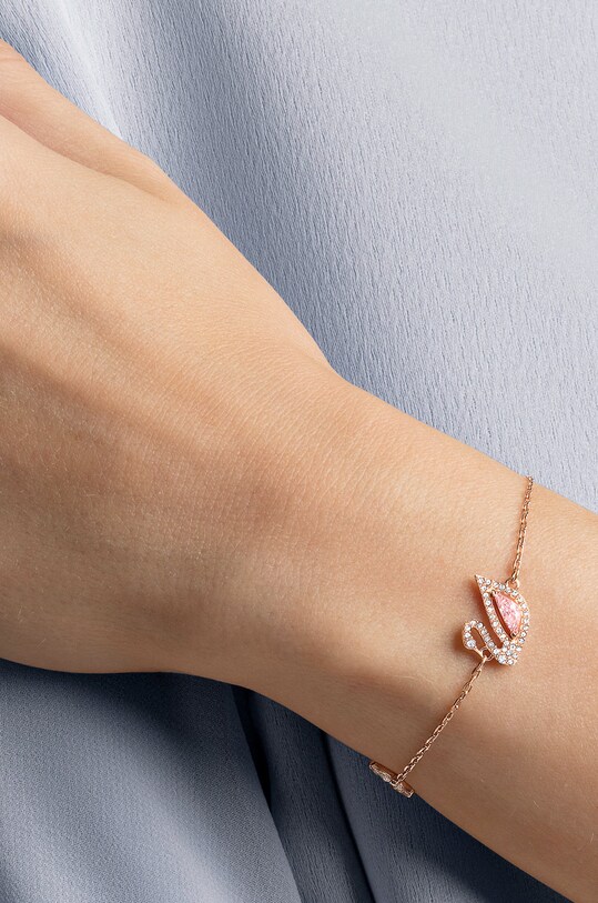 Swarovski - Náramok DAZZLING SWAN 5472271 zlatá AA00