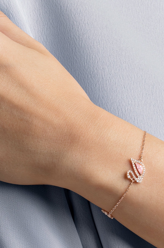 Swarovski - Bransoletka DAZZLING SWAN 5472271 5472271 złoty AA00